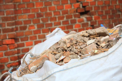 Professional flat clearance team at work in West Ham