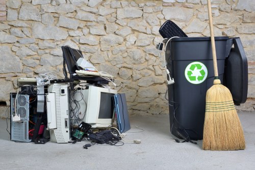 Modern recycling and sorting of furniture in West Ham