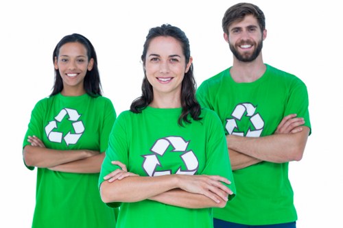 Eco-friendly recycling and responsible disposal during clearance